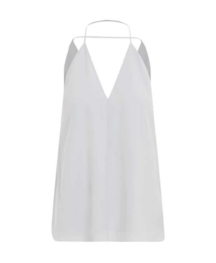 Шелковый топ с v-образным вырезом Totême, белый
Шелковый топ с v-образным вырезом Totême, белый