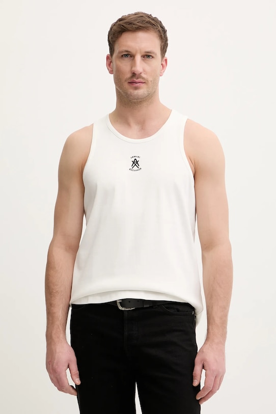 Хлопковая футболка Armani Exchange, бежевый
Хлопковая футболка Armani Exchange, бежевый