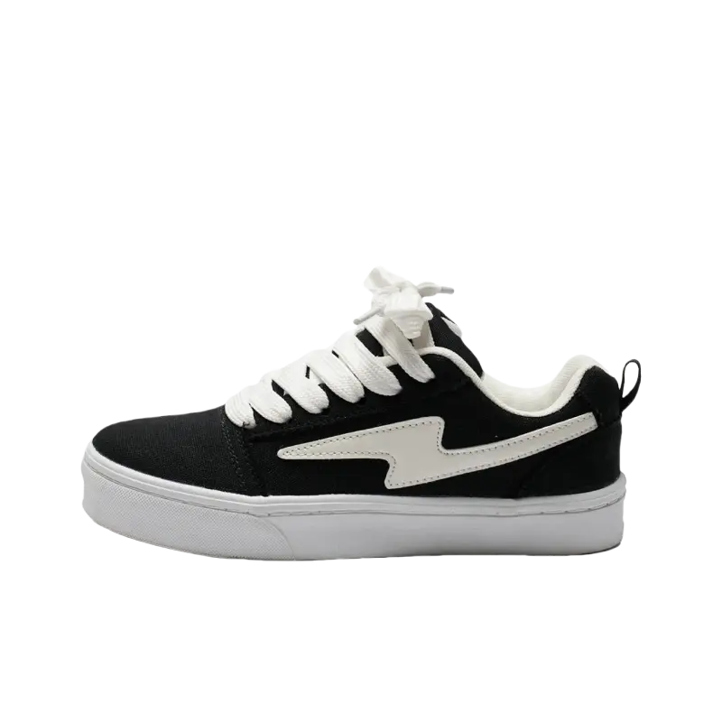 JimiXiong Низкие скейтбордские кроссовки унисекс черно-белые, цвет Black White
JimiXiong Низкие скейтбордские кроссовки унисекс черно-белые, цвет Black White