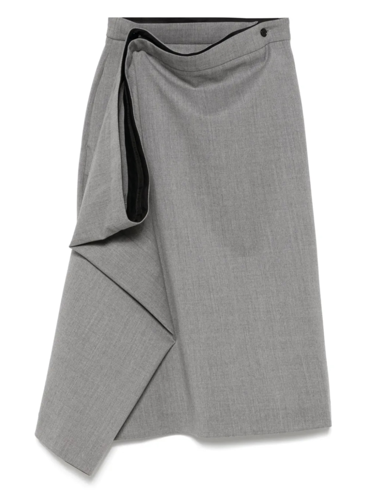 ALAINPAUL шерстяная юбка миди, серый
ALAINPAUL шерстяная юбка миди, серый