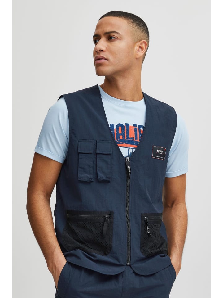 Жилет INDICODE, темно-синий
Жилет INDICODE, темно-синий