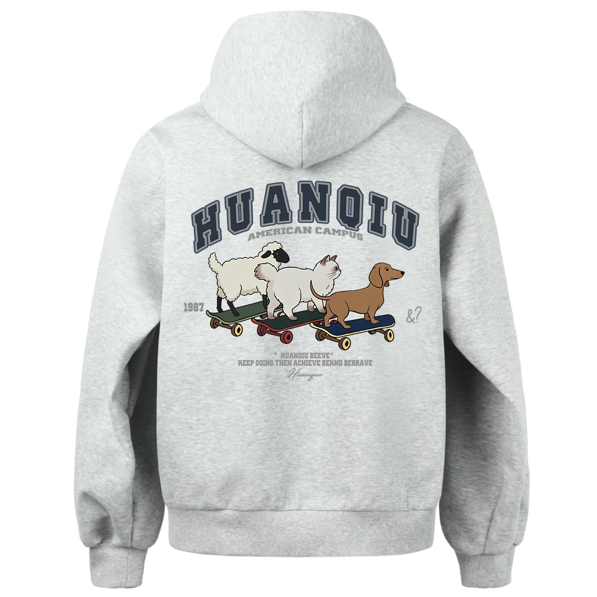 Толстовка Unisex Hooded Moderate Cardigan HUANQIU, светло-серый
Толстовка Unisex Hooded Moderate Cardigan HUANQIU, светло-серый