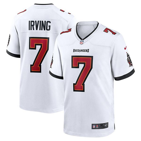 Мужская игровая футболка Tampa Bay Buccaneers Bucky Irving белая Nike
Мужская игровая футболка Tampa Bay Buccaneers Bucky Irving белая Nike