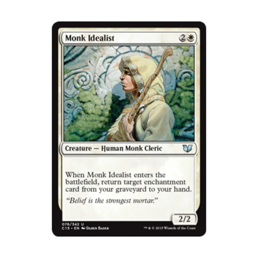 CCG Монах Идеалист (U), MTG - Commander 2015 
CCG Монах Идеалист (U), MTG - Commander 2015