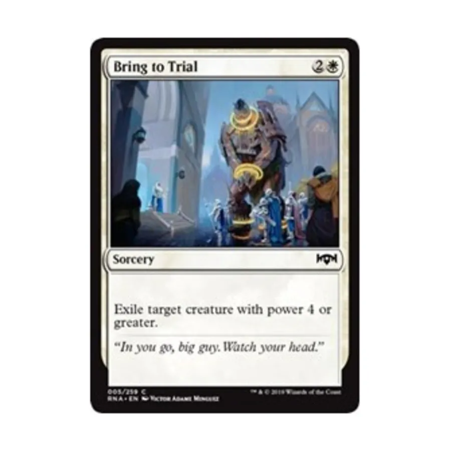 CCG Предать суду (С), MTG - Ravnica Allegiance
CCG Предать суду (С), MTG - Ravnica Allegiance