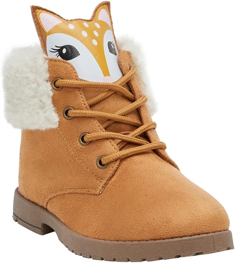 Детские модные ботинки FabKids для девочек, милые военные ботинки на шнурках, противоскользящие короткие ботинки для малышей, детей младшего и старшего возраста, Brown Deer
Детские модные ботинки FabKids для девочек, милые военные ботинки на шнурках, противоскользящие короткие ботинки для малышей, детей младшего и старшего возраста, Brown Deer