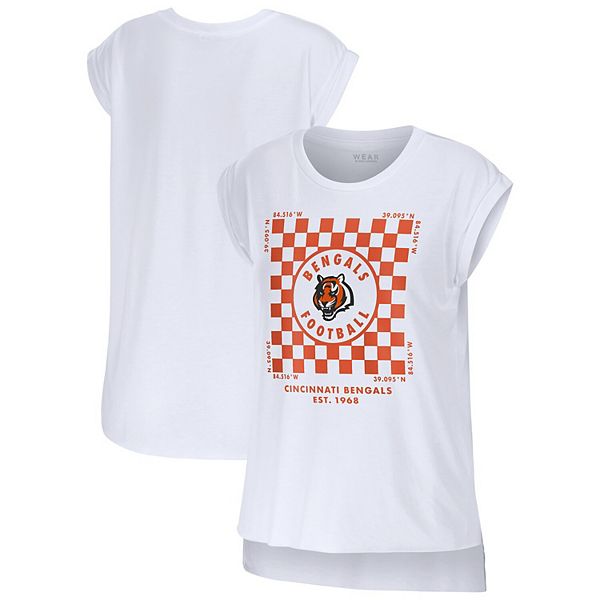 Женский белый майка-мускулистка Cincinnati Bengals в клетку Wear By Erin Andrews
Женский белый майка-мускулистка Cincinnati Bengals в клетку Wear By Erin Andrews