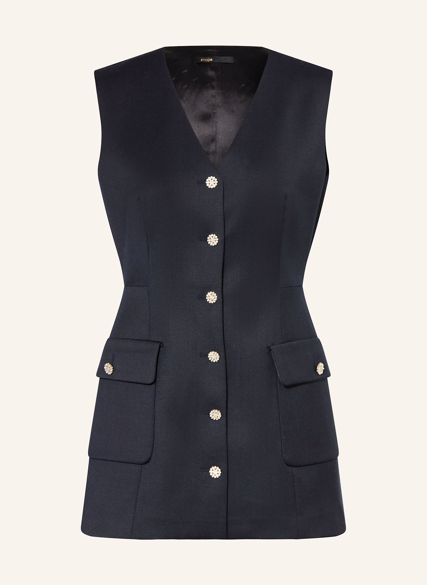 Комбинезон с драгоценными камнями Maje, синий
Комбинезон с драгоценными камнями Maje, синий