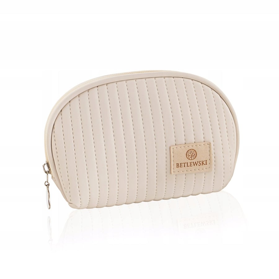 Мини-косметичка Betlewski унисекс бежевого цвета с застежкой-молнией
Мини-косметичка Betlewski унисекс бежевого цвета с застежкой-молнией