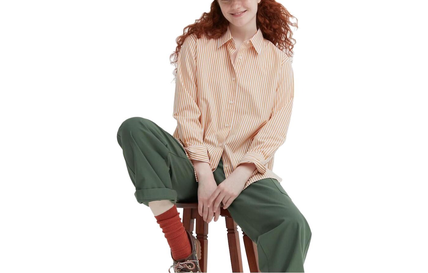 Рубашка женская светло-желтая Uniqlo
Рубашка женская светло-желтая Uniqlo