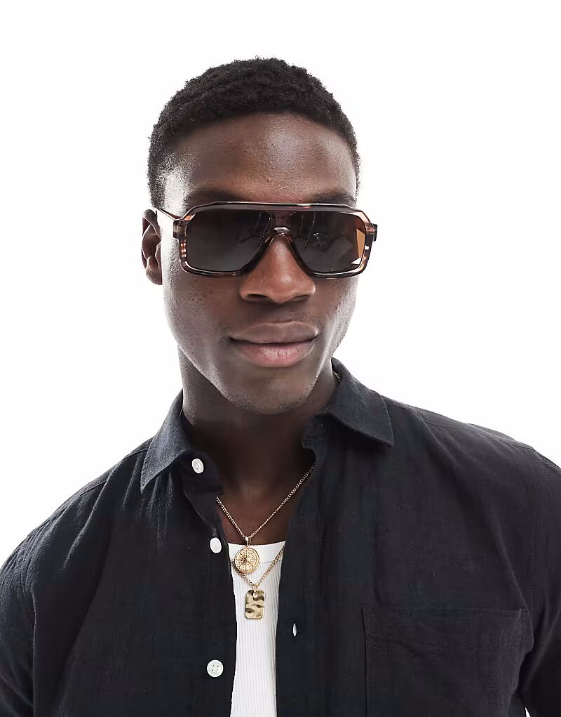 Солнцезащитные очки-авиаторы из коричневого рога с коричневыми линзами Asos Design, Коричневый, Солнцезащитные очки-авиаторы из коричневого рога с коричневыми линзами Asos Design
Солнцезащитные очки-авиаторы из коричневого рога с коричневыми линзами Asos Design, Коричневый, Солнцезащитные очки-авиаторы из коричневого рога с коричневыми линзами Asos Design