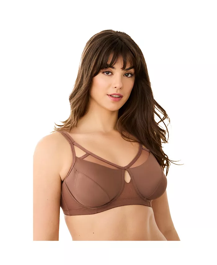 Женский бюстгальтер с сетчатыми вставками по бокам, закрывающий все чашечки Comfort Choice, коричневый
Женский бюстгальтер с сетчатыми вставками по бокам, закрывающий все чашечки Comfort Choice, коричневый