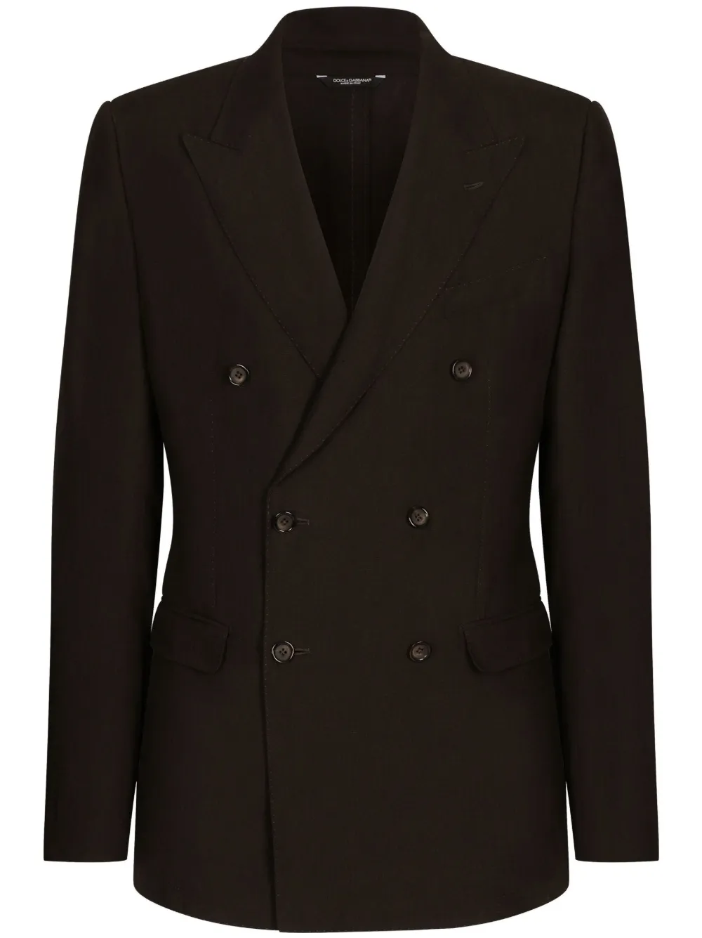 Двубортный льняной пиджак DOLCE & GABBANA, коричневый
Двубортный льняной пиджак DOLCE & GABBANA, коричневый