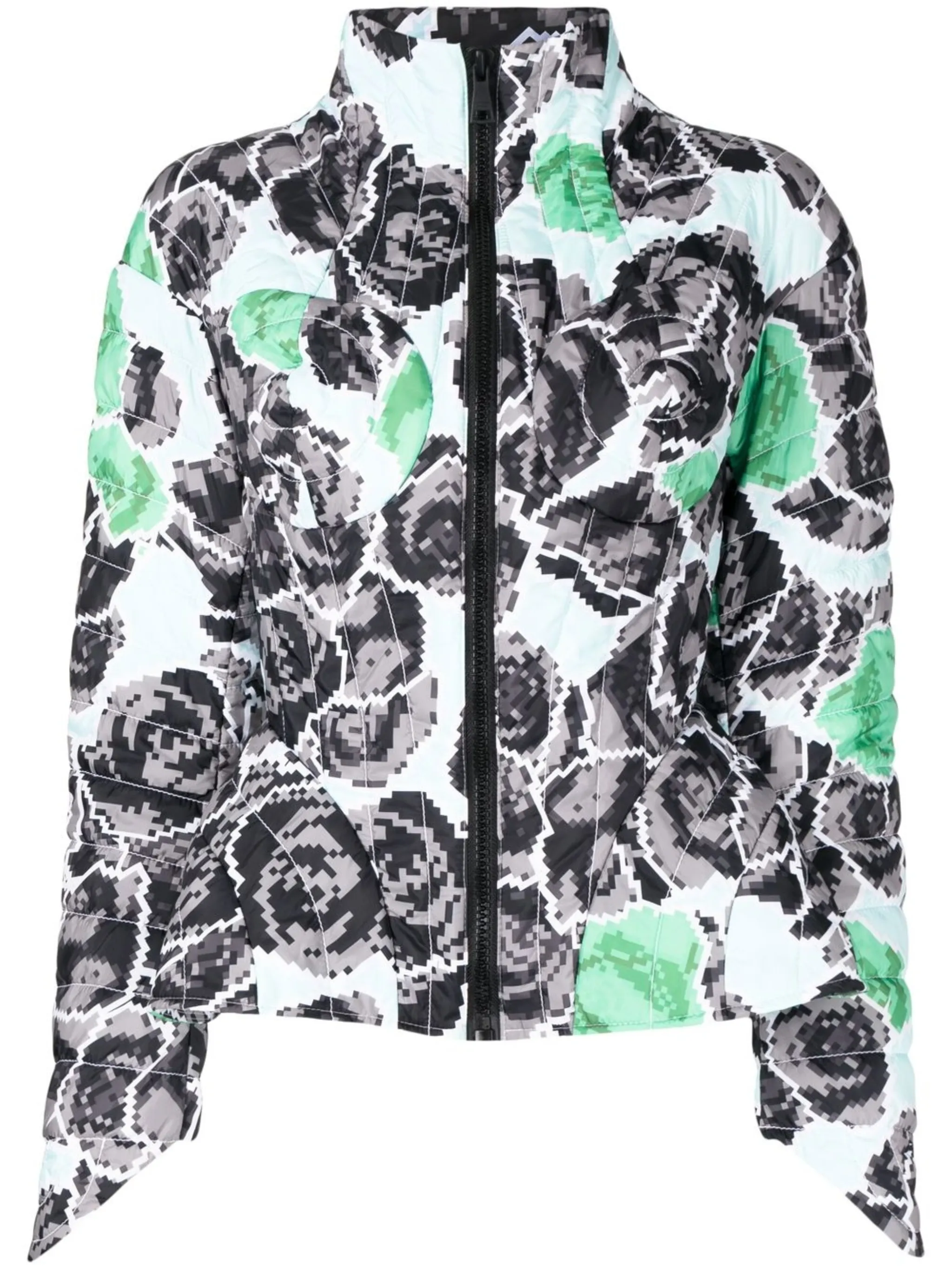 Пуховик с цветочным принтом Natasha Zinko, зеленый
Пуховик с цветочным принтом Natasha Zinko, зеленый