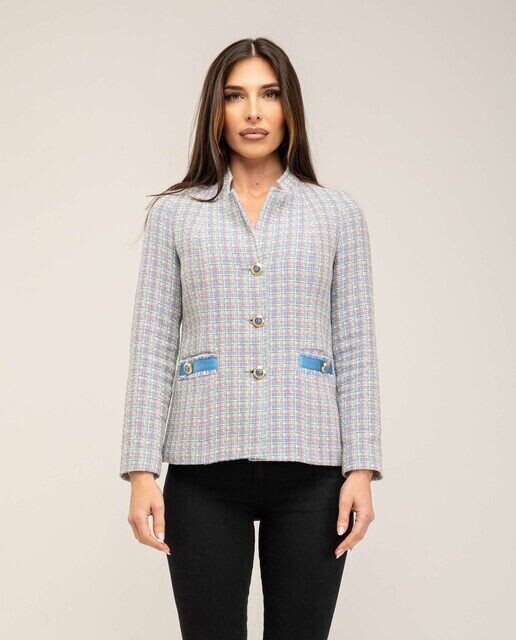 Женская куртка с ремешком на воротнике и украшением сумочки Fsh, синий
Женская куртка с ремешком на воротнике и украшением сумочки Fsh, синий