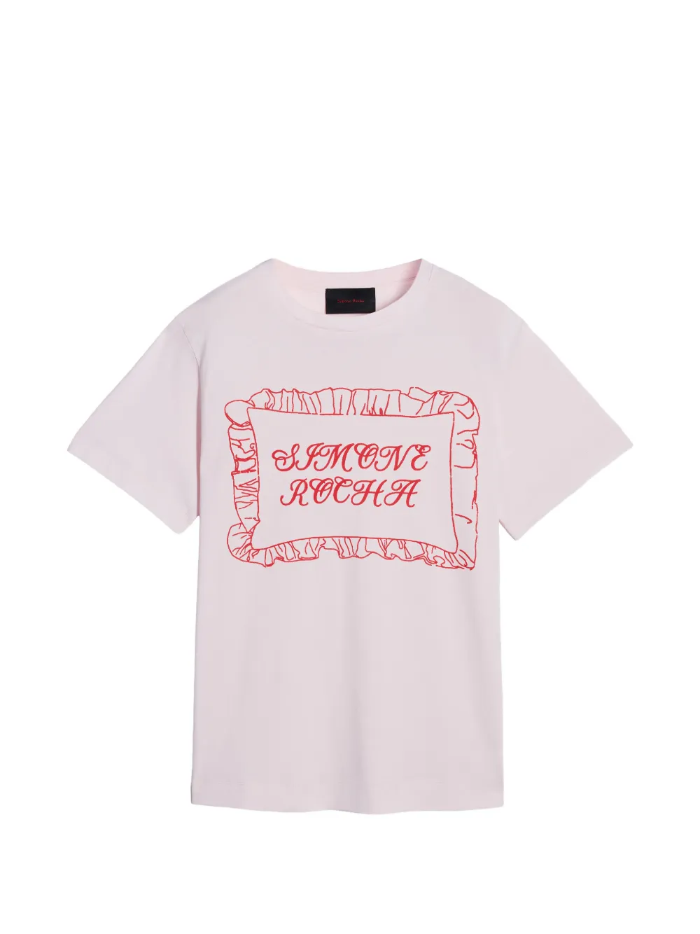 Футболка с короткими рукавами Simone Rocha, розовый
Футболка с короткими рукавами Simone Rocha, розовый
