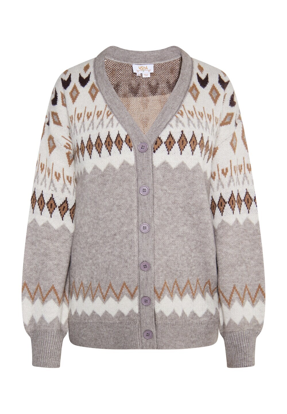 Вязаный кардиган Usha, серый
Вязаный кардиган Usha, серый