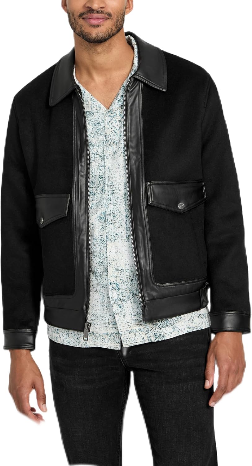 Мужская куртка-бомбер GUESS Paris Melton., Jet Black
Мужская куртка-бомбер GUESS Paris Melton., Jet Black