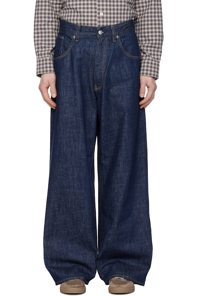 Sunflower Темно-Синие очень широкие джинсы
Sunflower Темно-Синие очень широкие джинсы