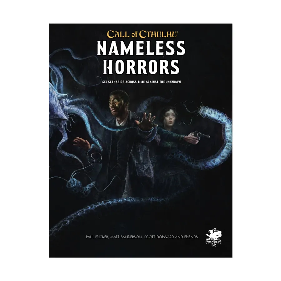 Nameless Horrors, Call of Cthulhu - Rule, Source & Supplement Books (Chaosium 5.6-6th Editions), твердый переплет
Nameless Horrors, Call of Cthulhu - Rule, Source & Supplement Books (Chaosium 5.6-6th Editions), твердый переплет