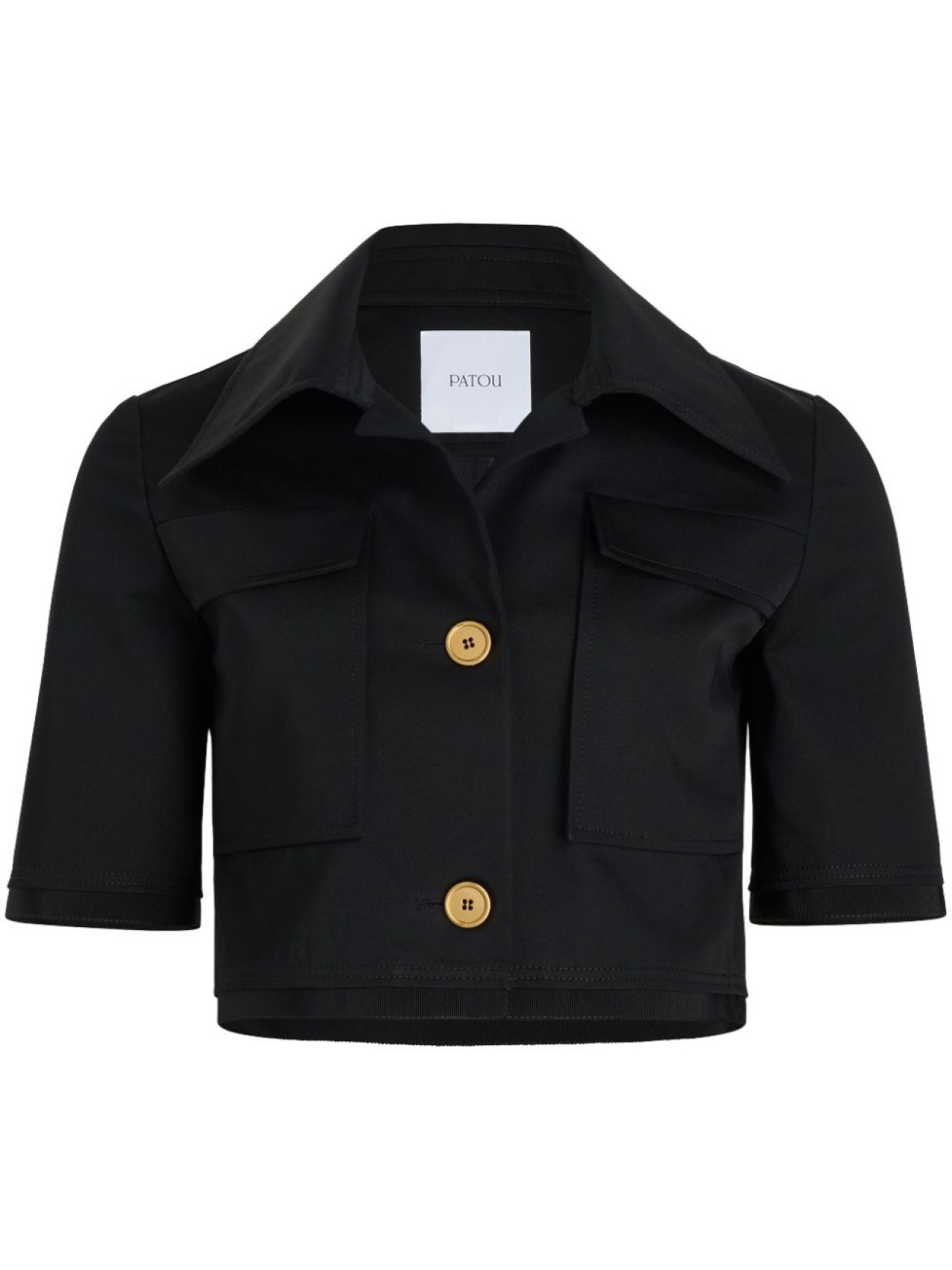Patou укороченный жакет с короткими рукавами, черный
Patou укороченный жакет с короткими рукавами, черный