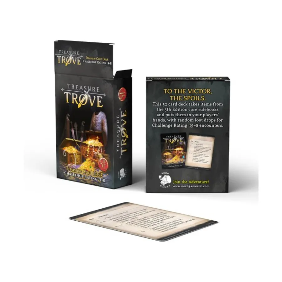 Бокс-сет Treasure Trove Deck CR 5-8 (5e), Game Master's Toolbox (5e)
Бокс-сет Treasure Trove Deck CR 5-8 (5e), Game Master's Toolbox (5e)