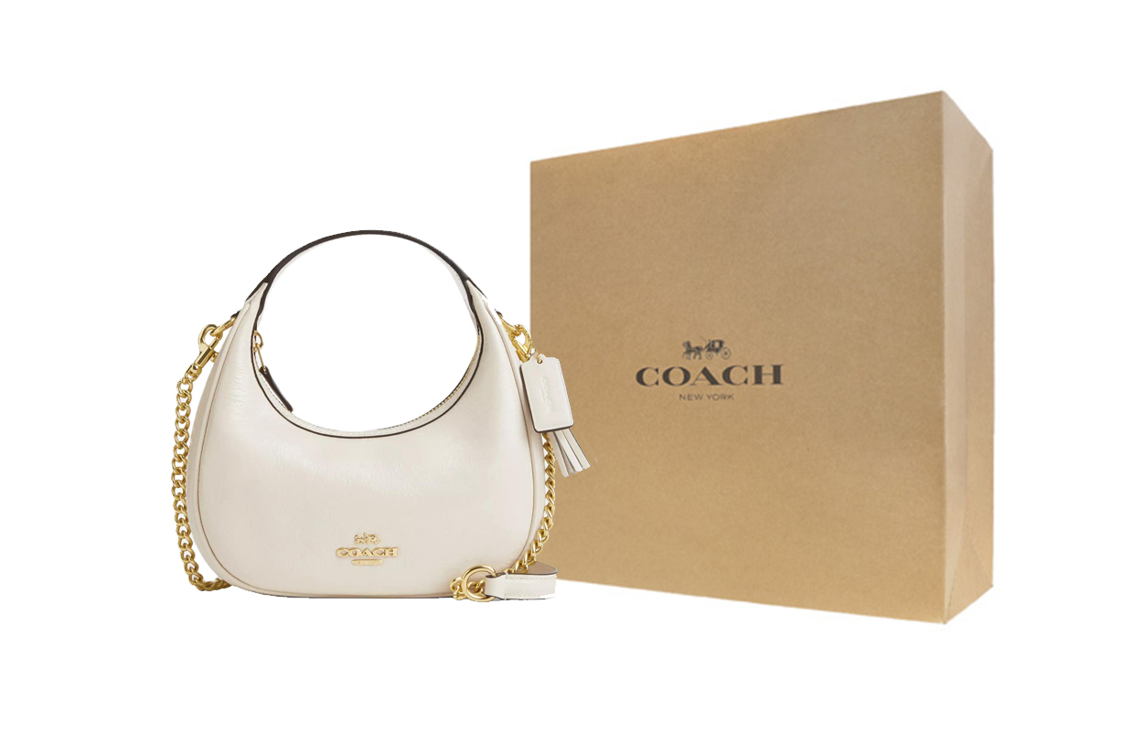 COACH Кожаная сумка через плечо с одной лямкой 
COACH Кожаная сумка через плечо с одной лямкой