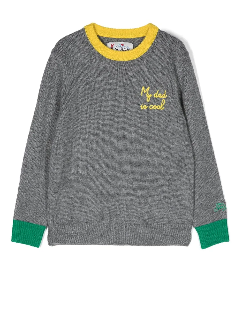 Джемпер с вышитым логотипом Mc2 Saint Barth Kids, серый
Джемпер с вышитым логотипом Mc2 Saint Barth Kids, серый