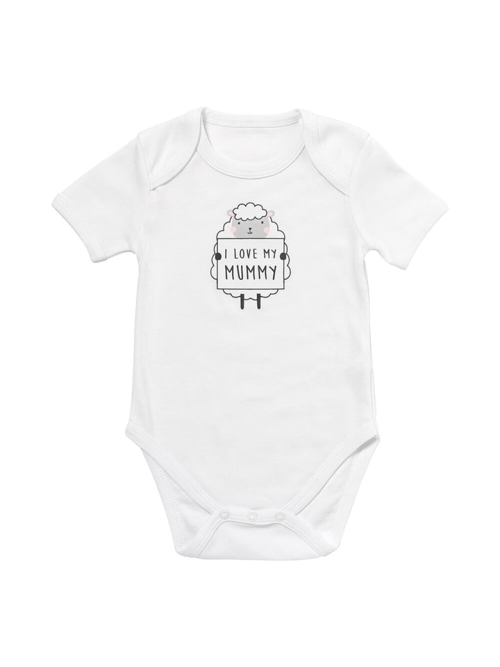 Schlummersack Детский боди из органического хлопка с надписью, с короткими рукавами, белого цвета
Schlummersack Детский боди из органического хлопка с надписью, с короткими рукавами, белого цвета