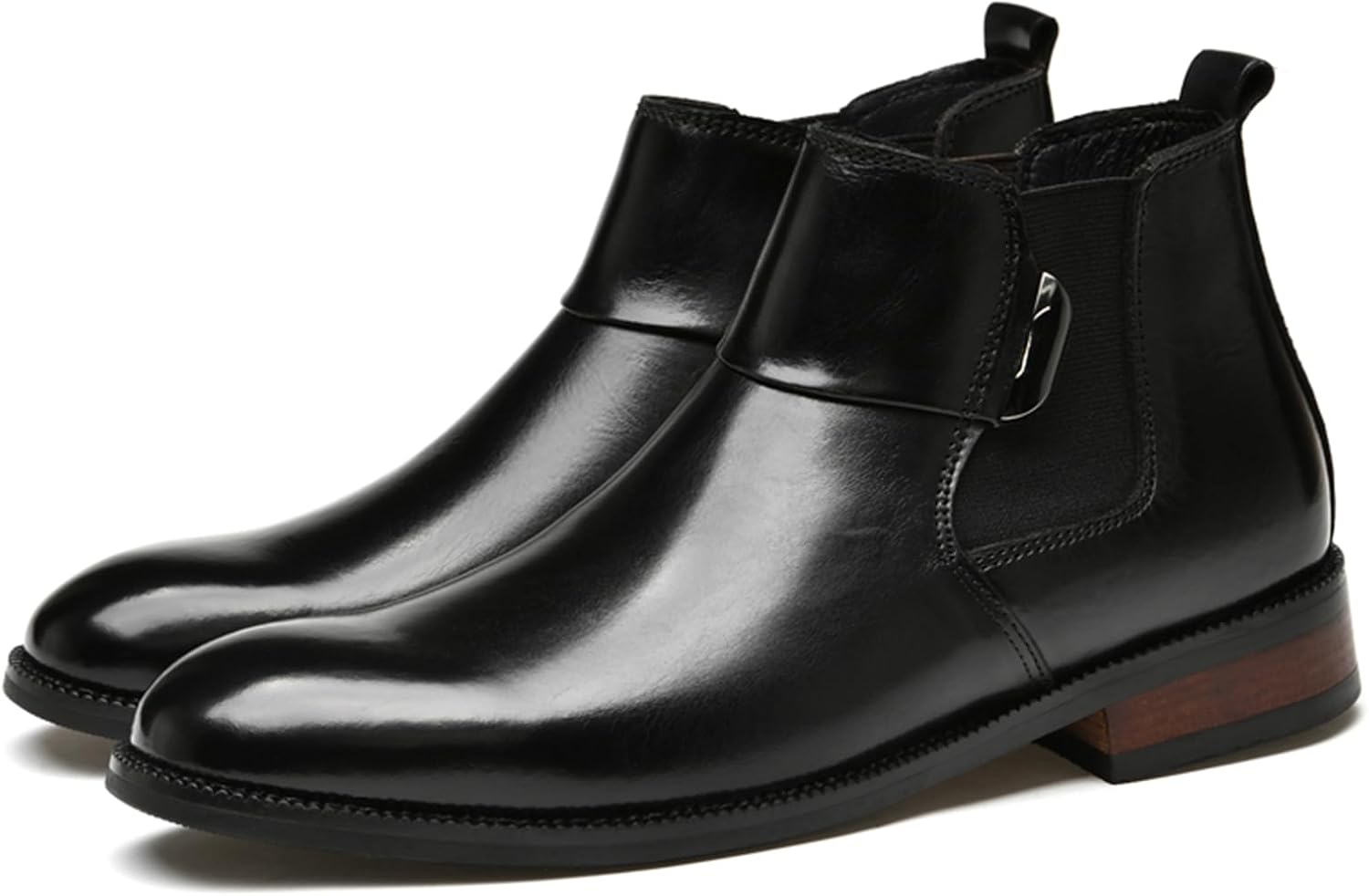 Мужские премиальные кожаные челси ботинки, повседневные и классические ботинки, ботинки на щиколотку без шнуровки для мужчин Abborora, черный
Мужские премиальные кожаные челси ботинки, повседневные и классические ботинки, ботинки на щиколотку без шнуровки для мужчин Abborora, черный