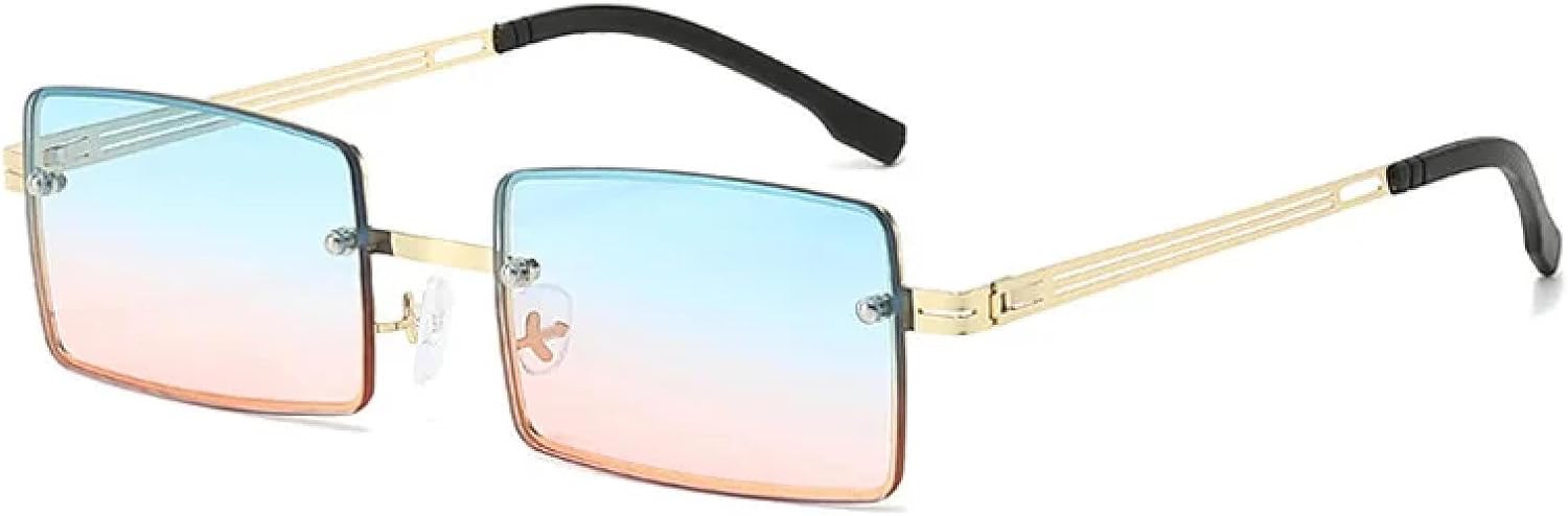 Солнцезащитные очки с защитой от УФ-излучения UV400 | Без оправы с градиентным покрытием | Для женщин и мужчин | Для занятий спортом на открытом воздухе и вождения DSVIGF, Gold-bluepink
Солнцезащитные очки с защитой от УФ-излучения UV400 | Без оправы с градиентным покрытием | Для женщин и мужчин | Для занятий спортом на открытом воздухе и вождения DSVIGF, Gold-bluepink