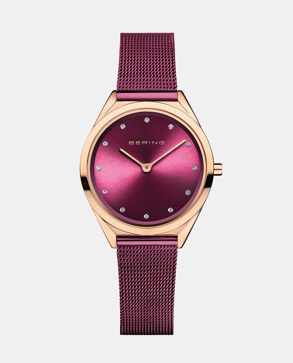 Ультратонкие женские часы 17031-969 Сиреневые со стальной сеткой Bering, сиреневый
Ультратонкие женские часы 17031-969 Сиреневые со стальной сеткой Bering, сиреневый