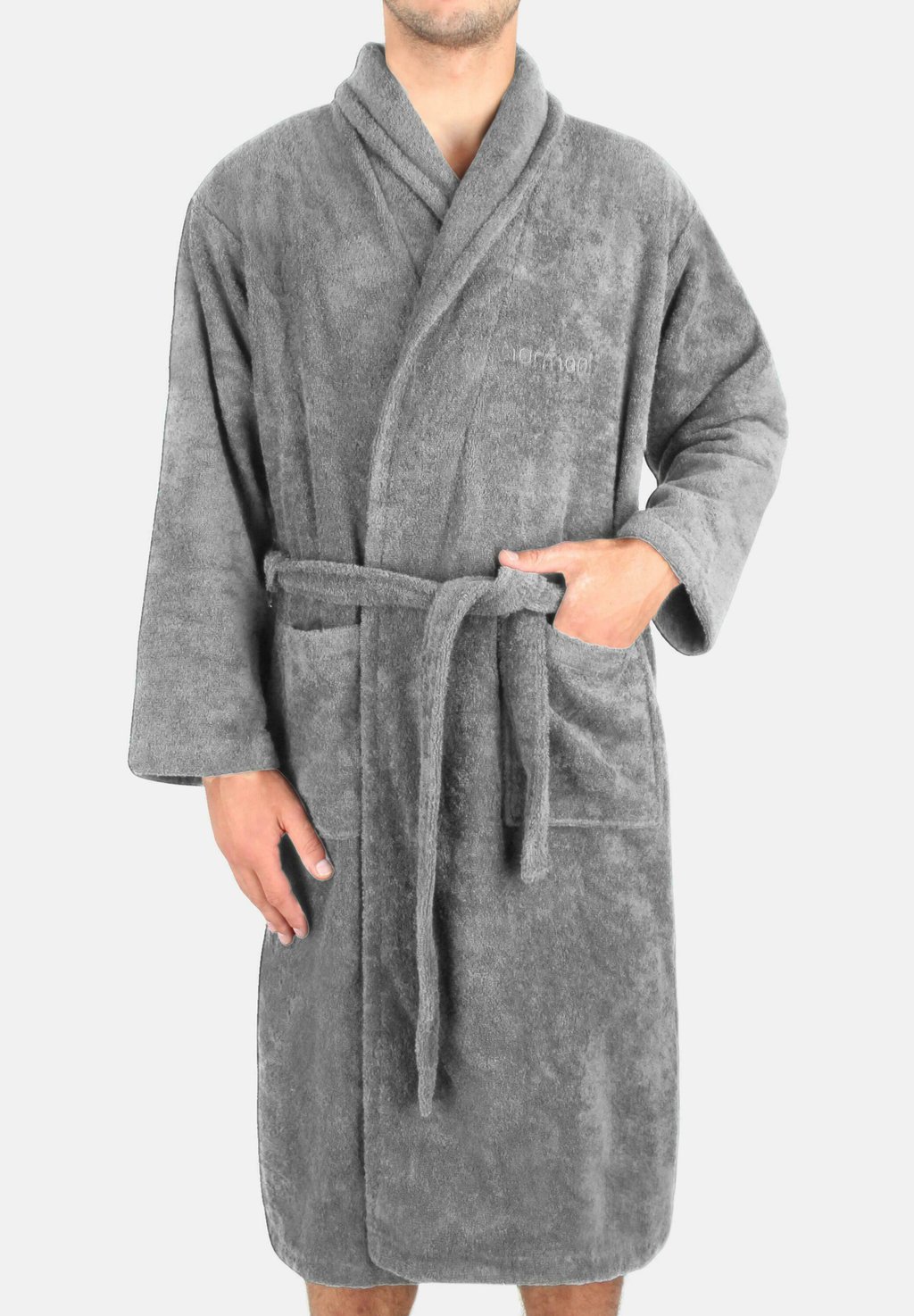 Халат UNISEX Normani, серый
Халат UNISEX Normani, серый