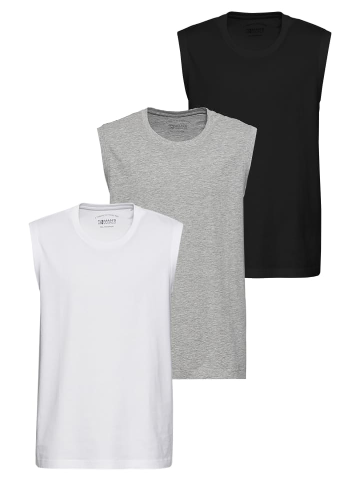 Рубашка Muscle в черно-бело-серых тонах Man's World
Рубашка Muscle в черно-бело-серых тонах Man's World