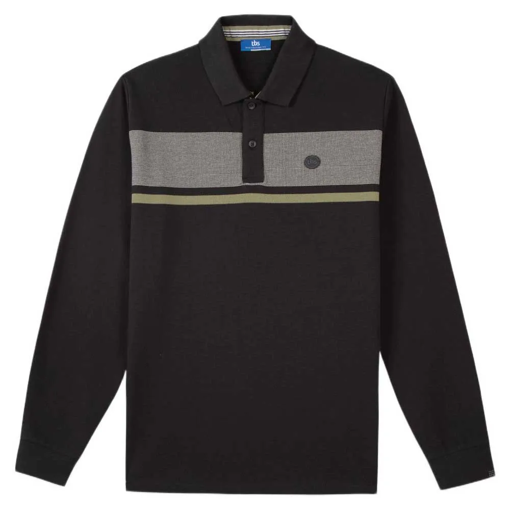 Поло с длинным рукавом Tbs Kabyepol, черный
Поло с длинным рукавом Tbs Kabyepol, черный