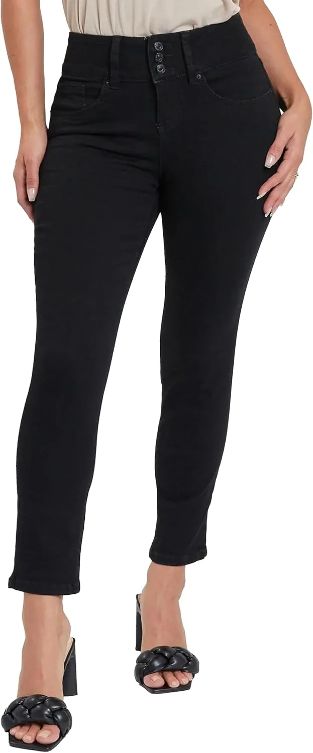 Royalty for Me Women's Petite 3 Button High Rise Skinny Jean
Royalty for Me Women's Petite 3 Button High Rise Skinny Jean