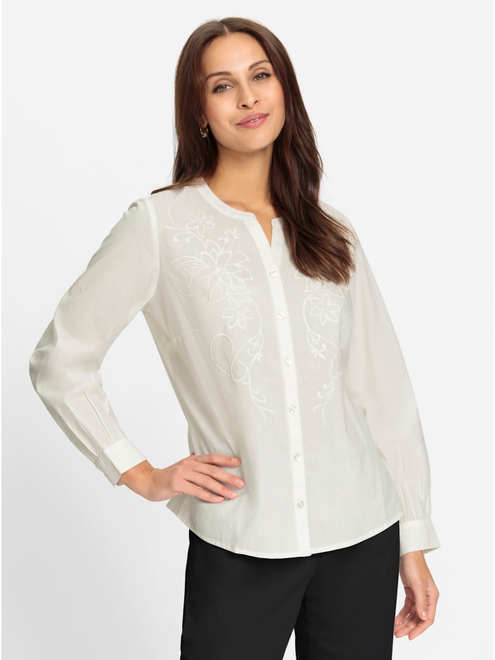 Хлопковая блузка цвета экрю WITT WEIDEN
Хлопковая блузка цвета экрю WITT WEIDEN