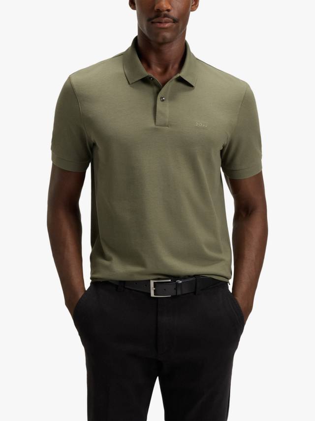 Хлопковая поло с логотипом BOSS HUGO BOSS
Хлопковая поло с логотипом BOSS HUGO BOSS