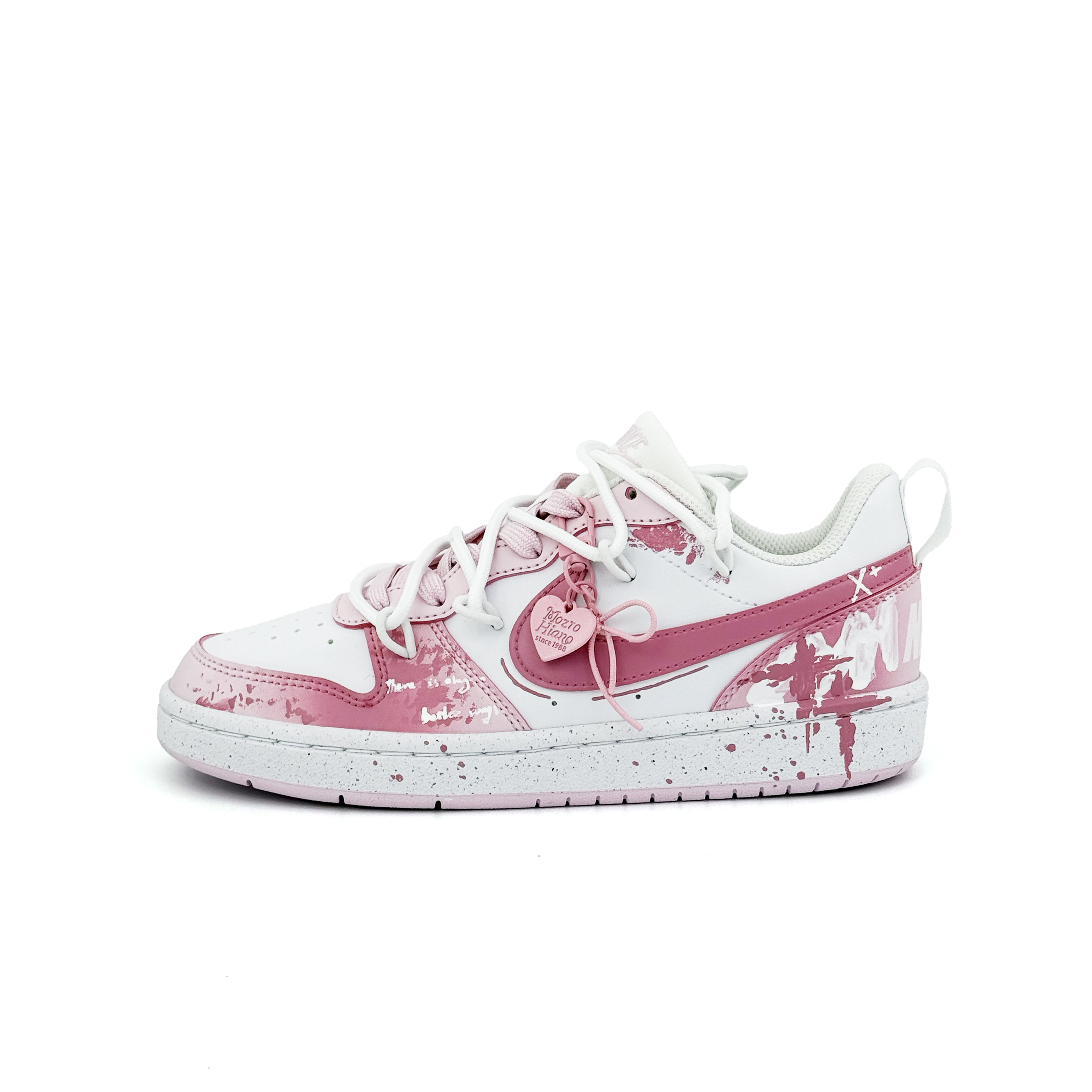 Nike Детские кроссовки для скейтбординга Court Borough с амортизацией, противоскользящие, износостойкие, розовые, белые, подростковые
Nike Детские кроссовки для скейтбординга Court Borough с амортизацией, противоскользящие, износостойкие, розовые, белые, подростковые