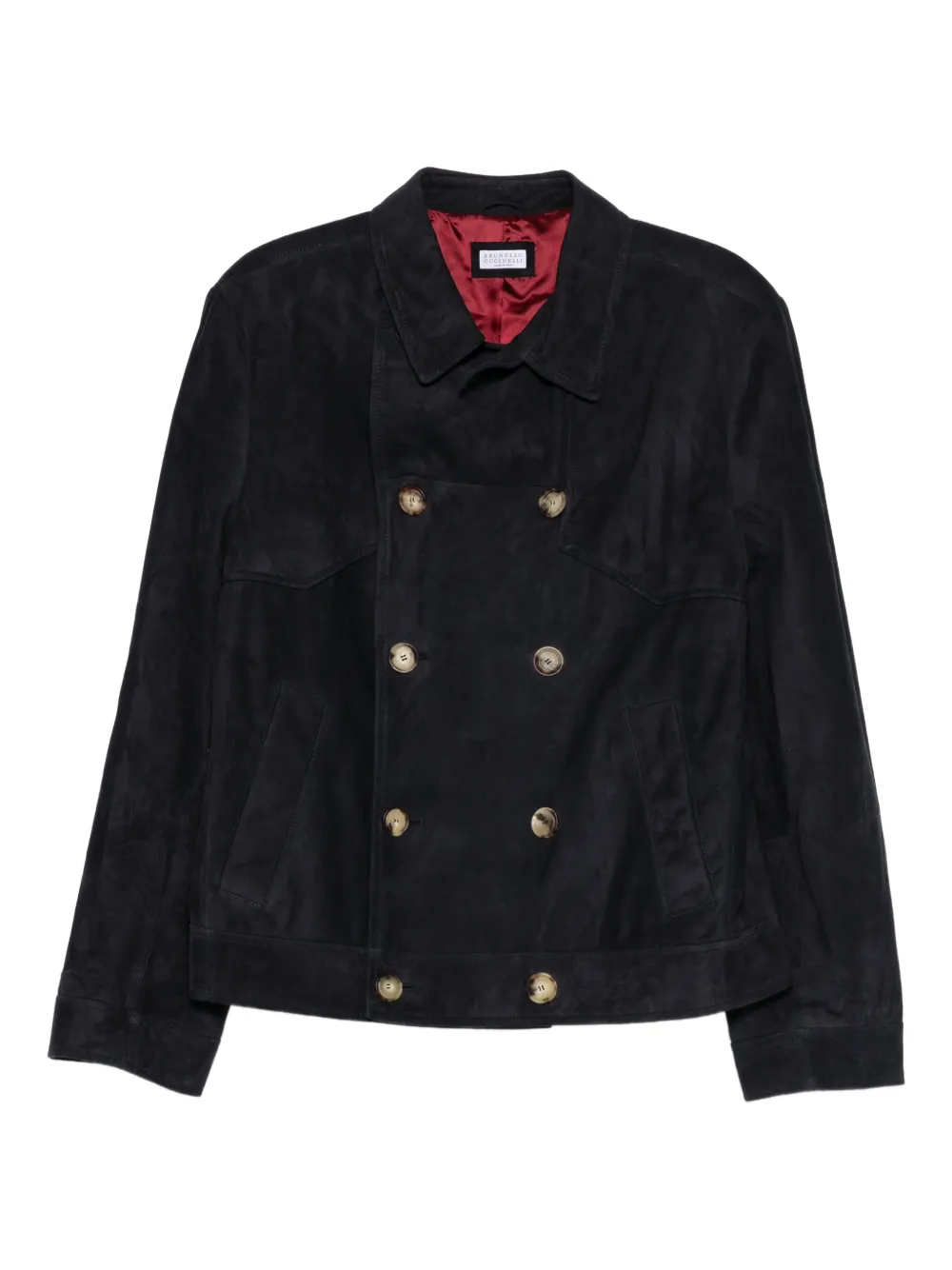 Двубортный пиджак Brunello Cucinelli, синий
Двубортный пиджак Brunello Cucinelli, синий