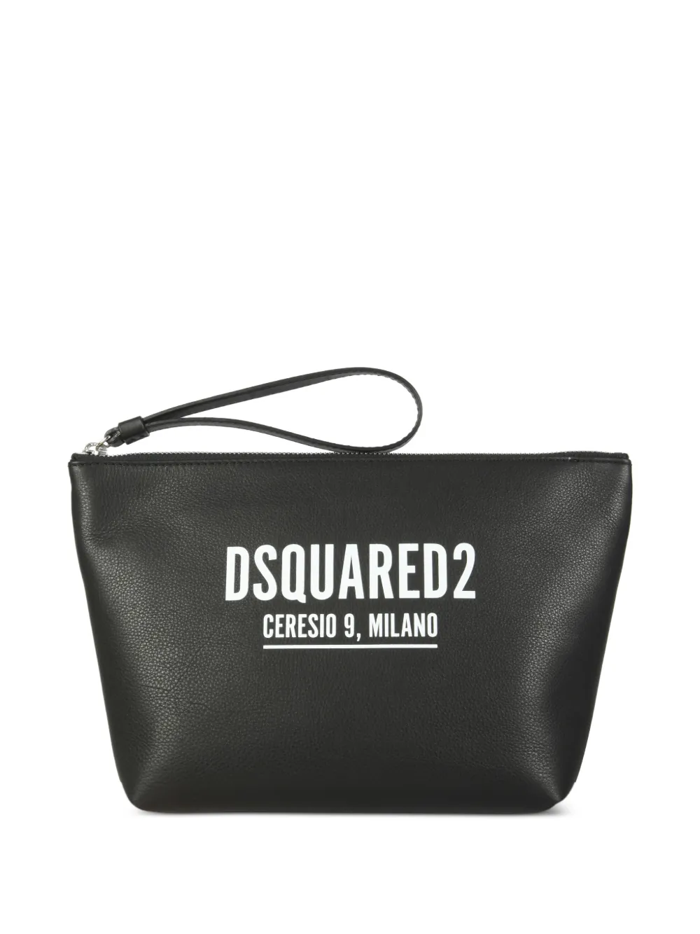 Клатч на молнии с логотипом Dsquared2, черный
Клатч на молнии с логотипом Dsquared2, черный