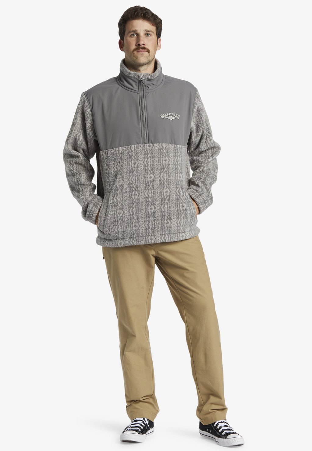 Флисовый джемпер Billabong, серый 
Флисовый джемпер Billabong, серый