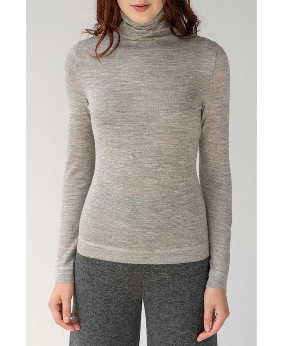 Женский свитер с высоким воротником SSKEIN, Fog grey heather
Женский свитер с высоким воротником SSKEIN, Fog grey heather