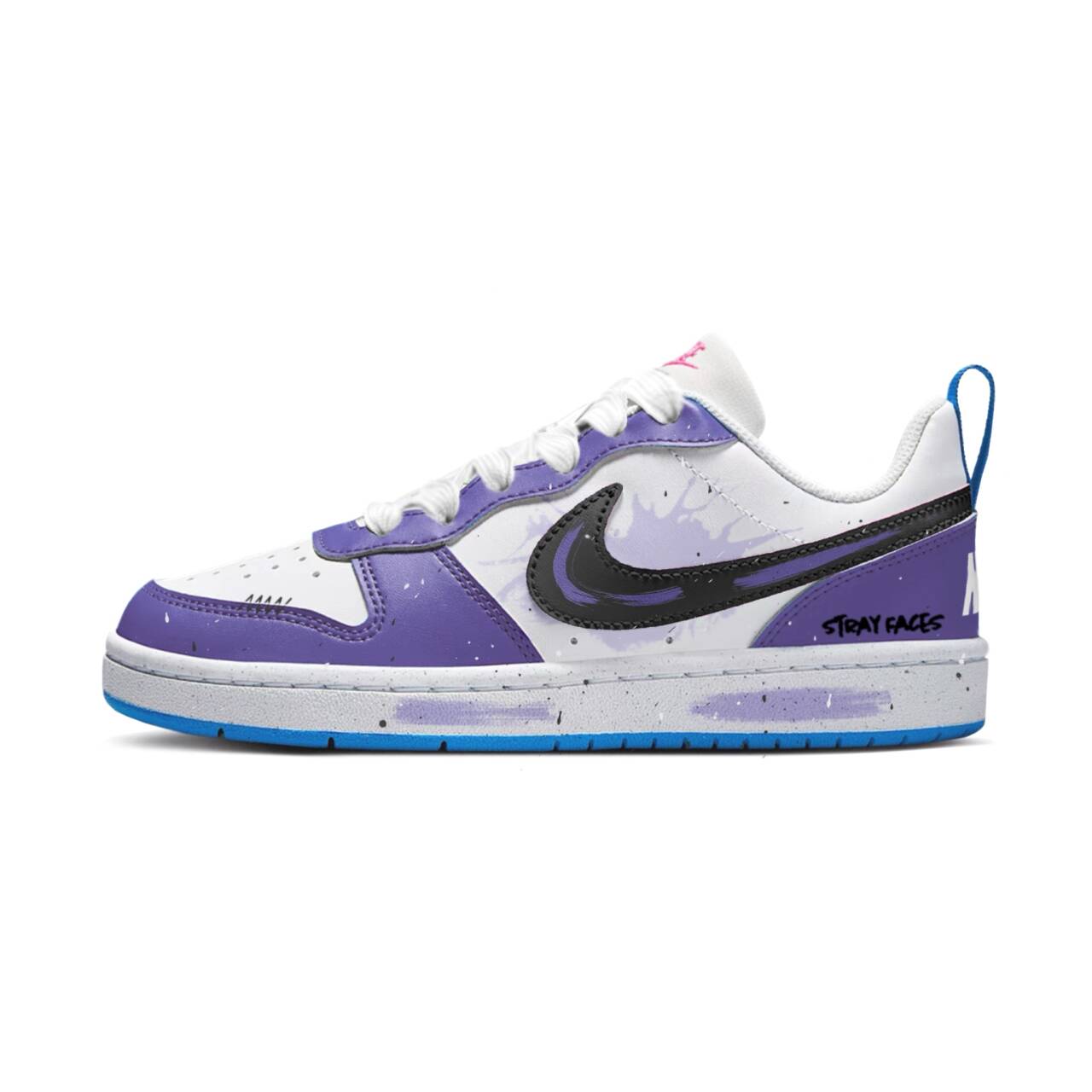 Nike Детские скейтерские кроссовки low top, slip resistant, abrasion resistant, Court Borough, черно-фиолетовые
Nike Детские скейтерские кроссовки low top, slip resistant, abrasion resistant, Court Borough, черно-фиолетовые