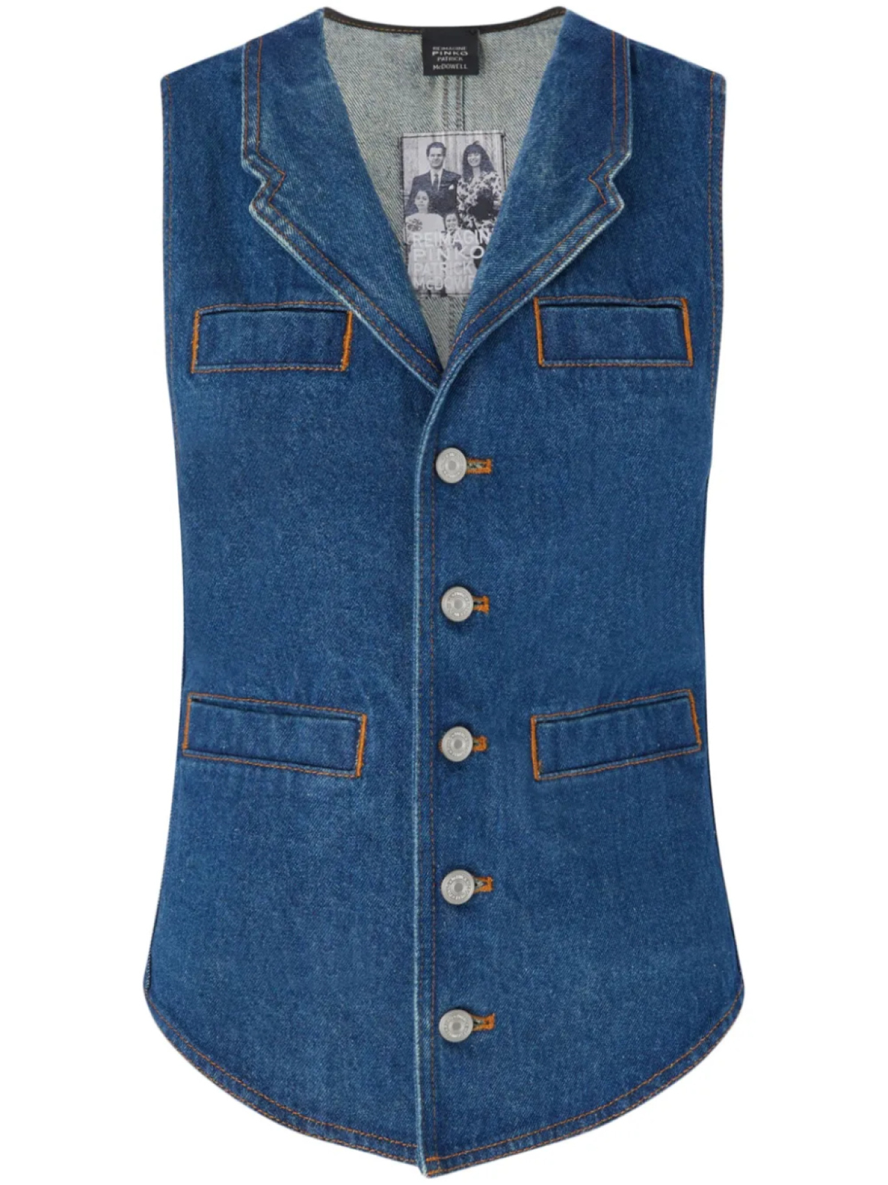 Джинсовый жилет PINKO, синий
Джинсовый жилет PINKO, синий