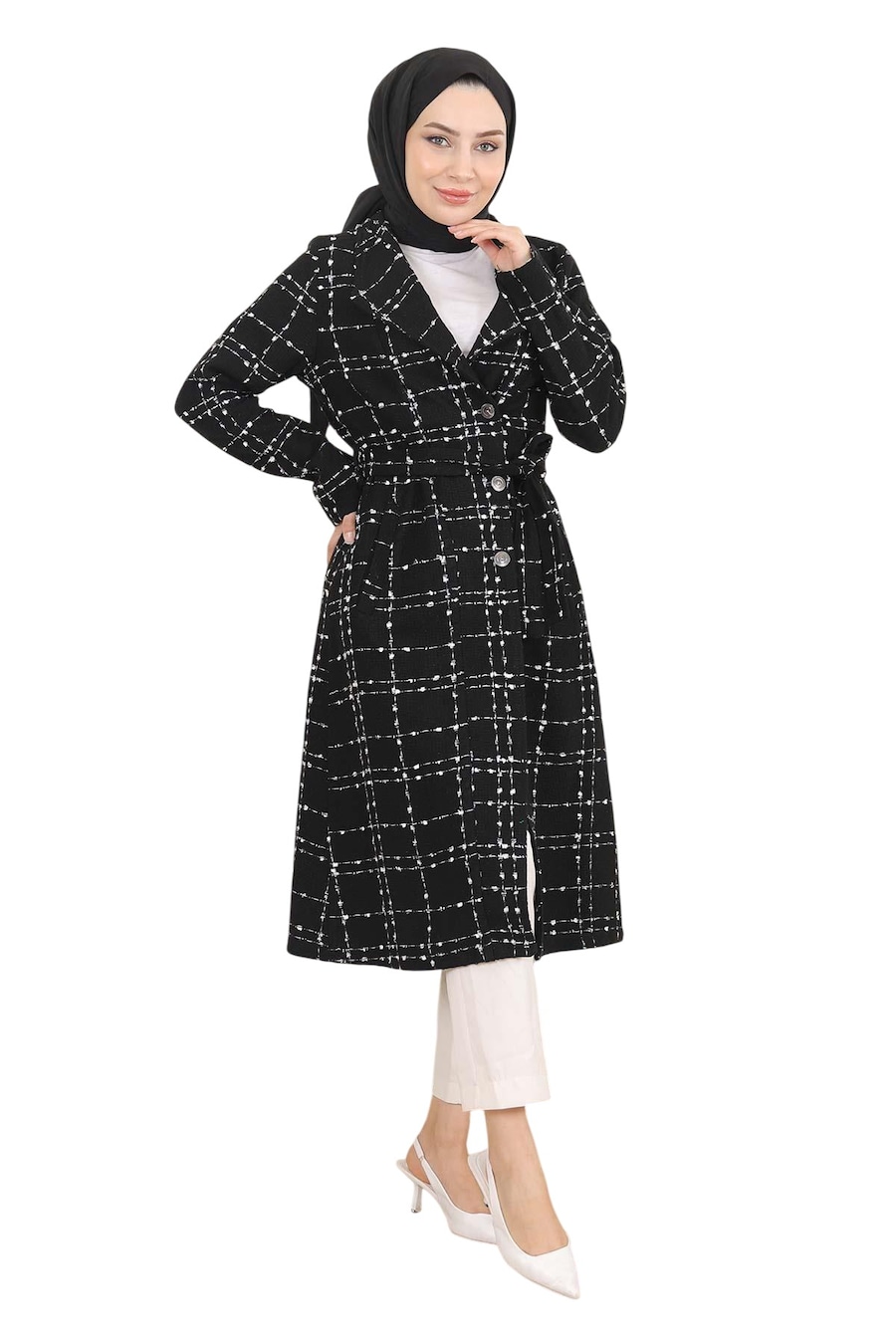 Пальто межсезонное MODAMIHRAM, черный
Пальто межсезонное MODAMIHRAM, черный