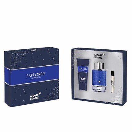Мужской парфюмерный набор Mont Blanc Explorer Ultra Blue by Mont Blanc, 3 предмета
Мужской парфюмерный набор Mont Blanc Explorer Ultra Blue by Mont Blanc, 3 предмета