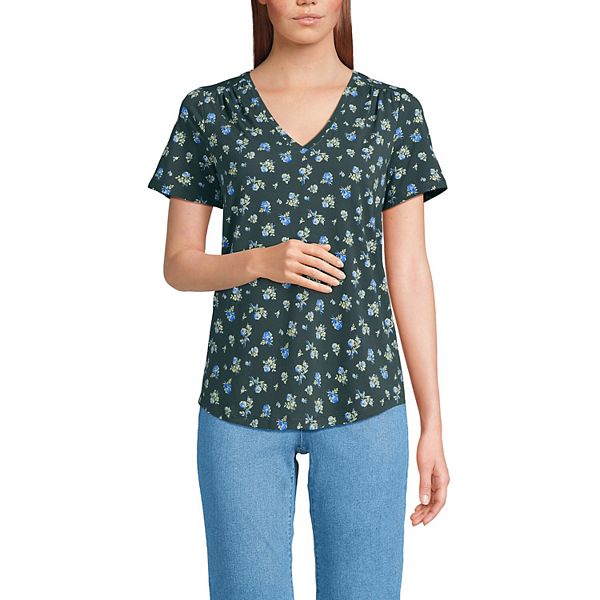 Женская футболка с коротким рукавом и сборкой на плече Lands' End, Forest Dainty Floral, Зеленый, Женская футболка с коротким рукавом и сборкой на плече Lands' End, Forest Dainty Floral
Женская футболка с коротким рукавом и сборкой на плече Lands' End, Forest Dainty Floral, Зеленый, Женская футболка с коротким рукавом и сборкой на плече Lands' End, Forest Dainty Floral