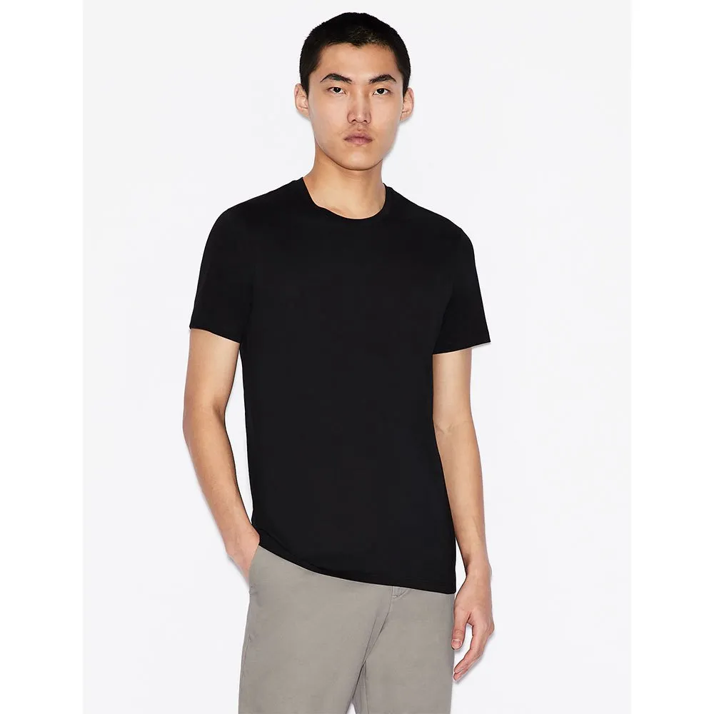Футболка Armani Exchange 8NZT74_ZJA5Z short sleeve v neck, черный 
Футболка Armani Exchange 8NZT74_ZJA5Z short sleeve v neck, черный