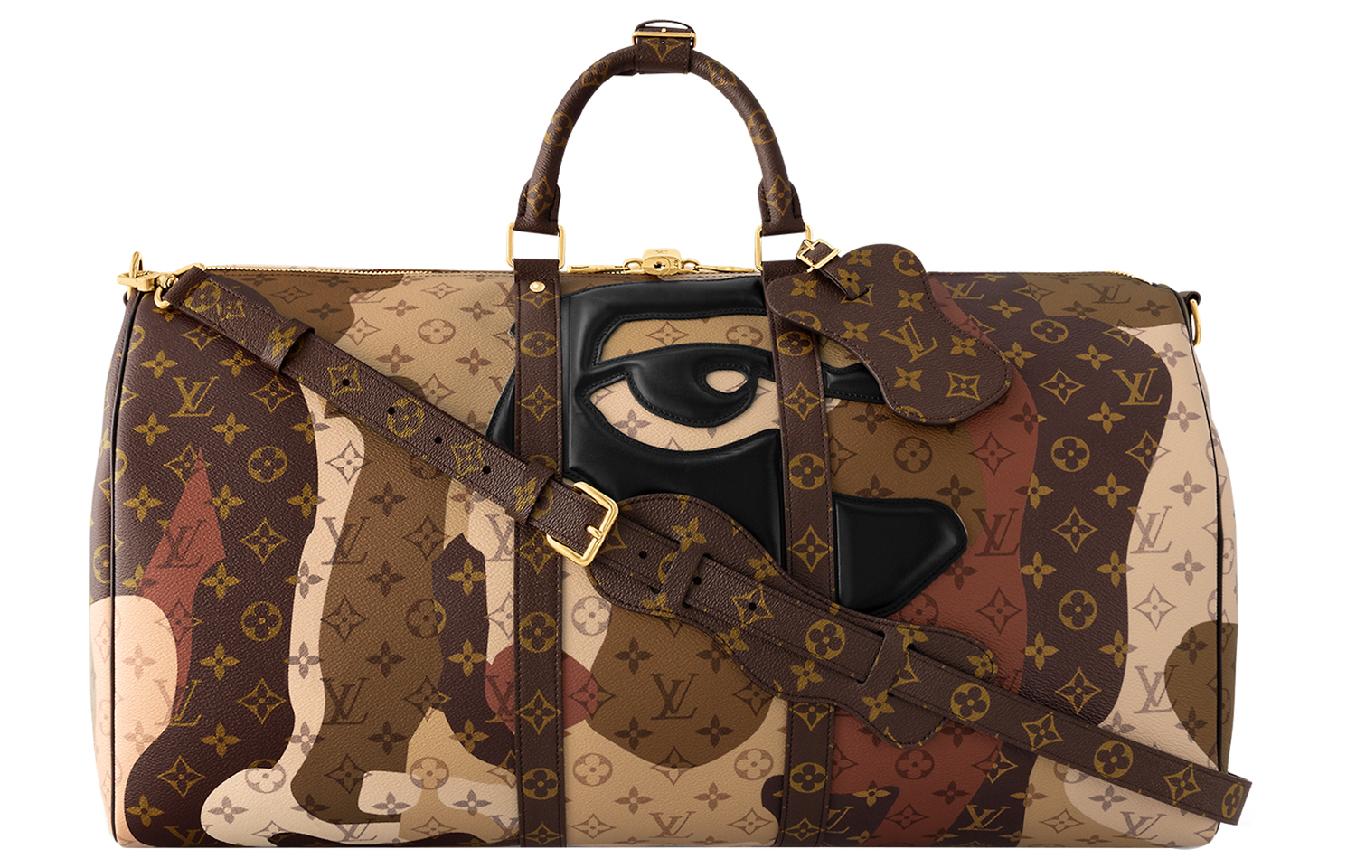LOUIS VUITTON Коричневая дорожная сумка Keepall Bandouliere 55
LOUIS VUITTON Коричневая дорожная сумка Keepall Bandouliere 55